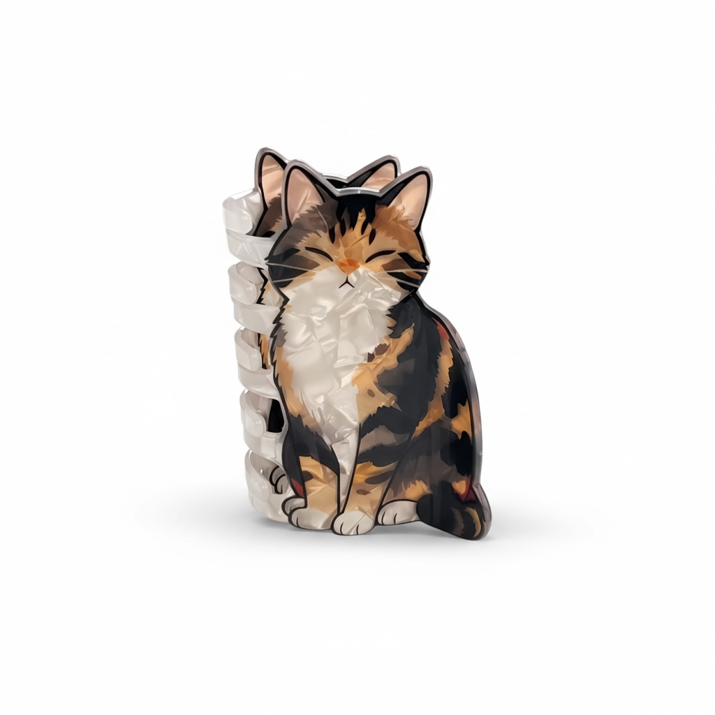 Hårklämma katt