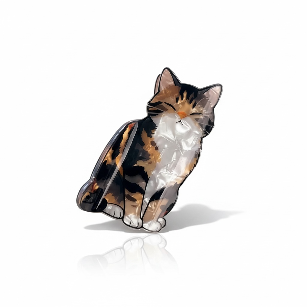 Hårklämma katt