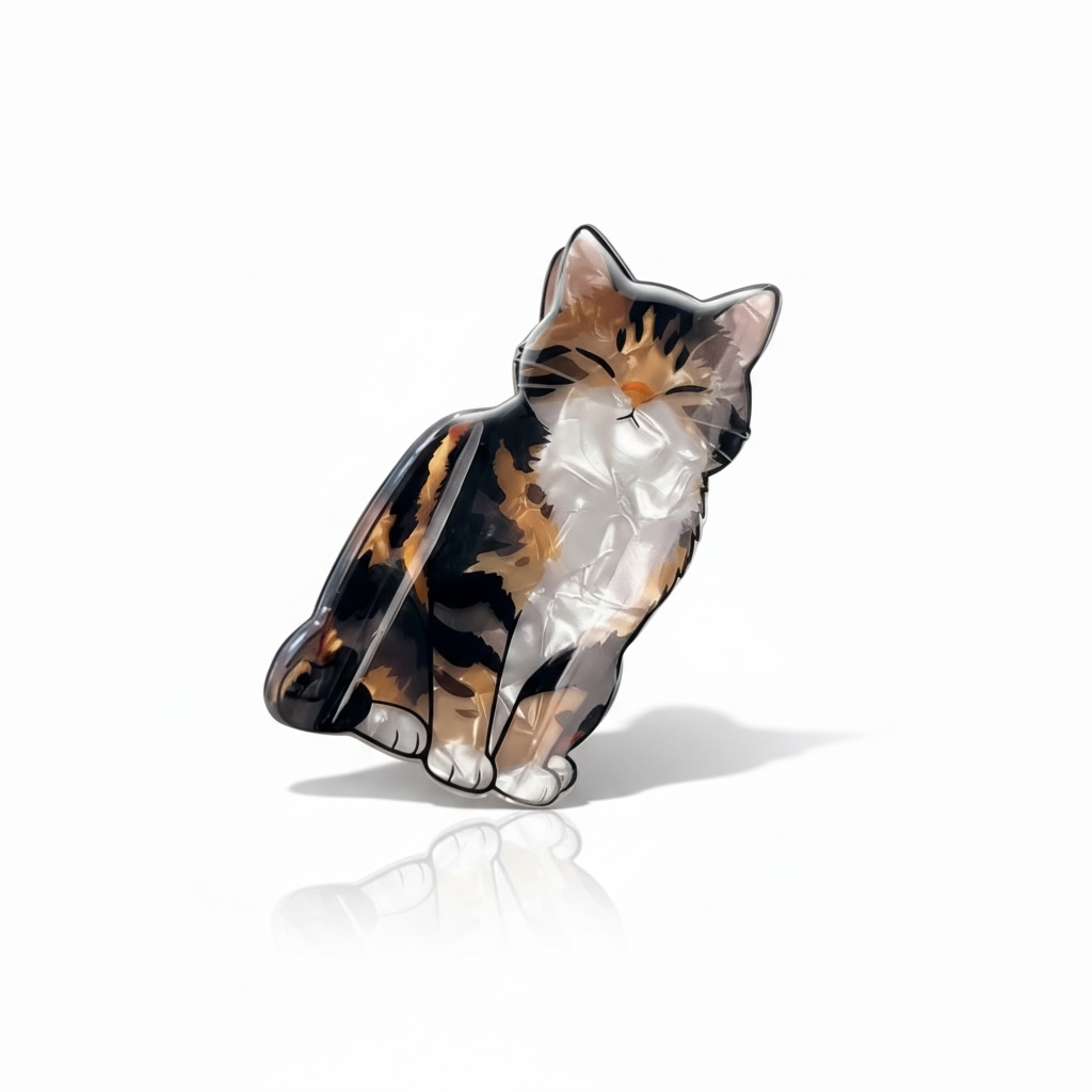 Hårklämma katt