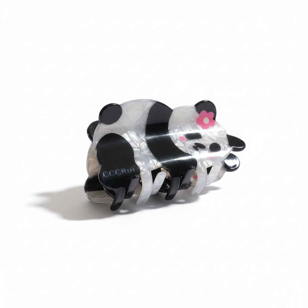 Hårklämma Panda