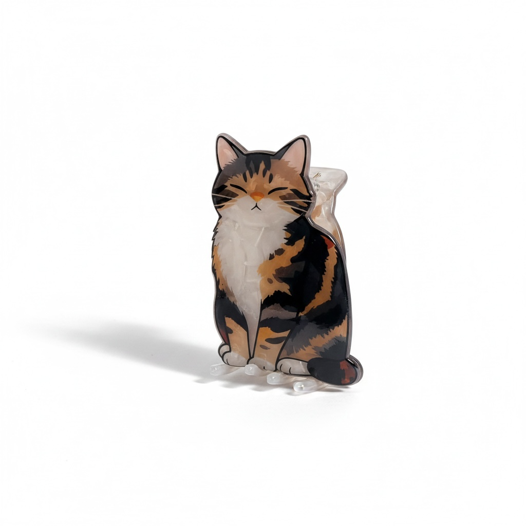 Hårklämma katt
