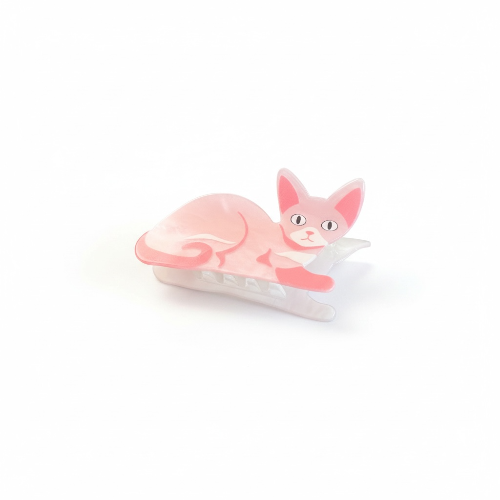 Hårklämma katt
