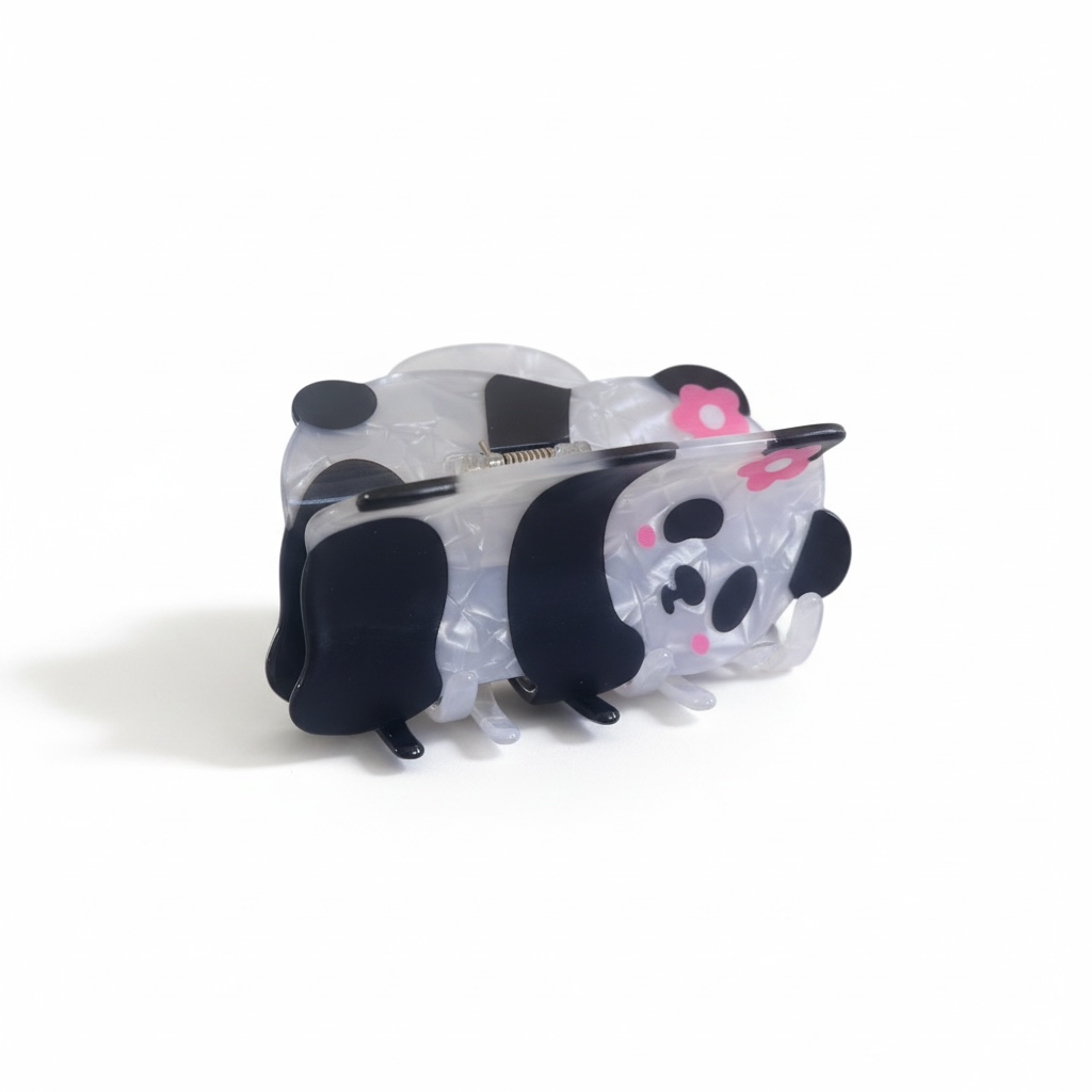 Hårklämma Panda