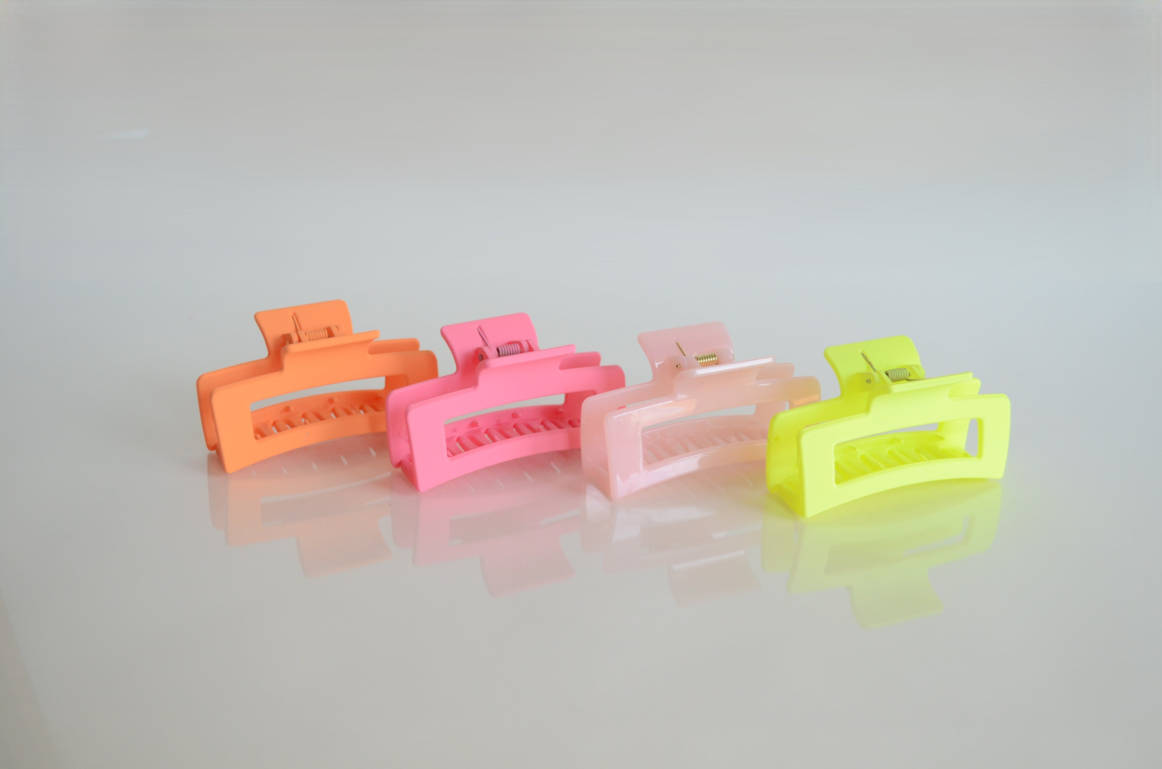 4 - PACK HÅRKLÄMMA MINI PASTELL