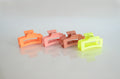 4 - PACK HÅRKLÄMMA MINI PASTELL