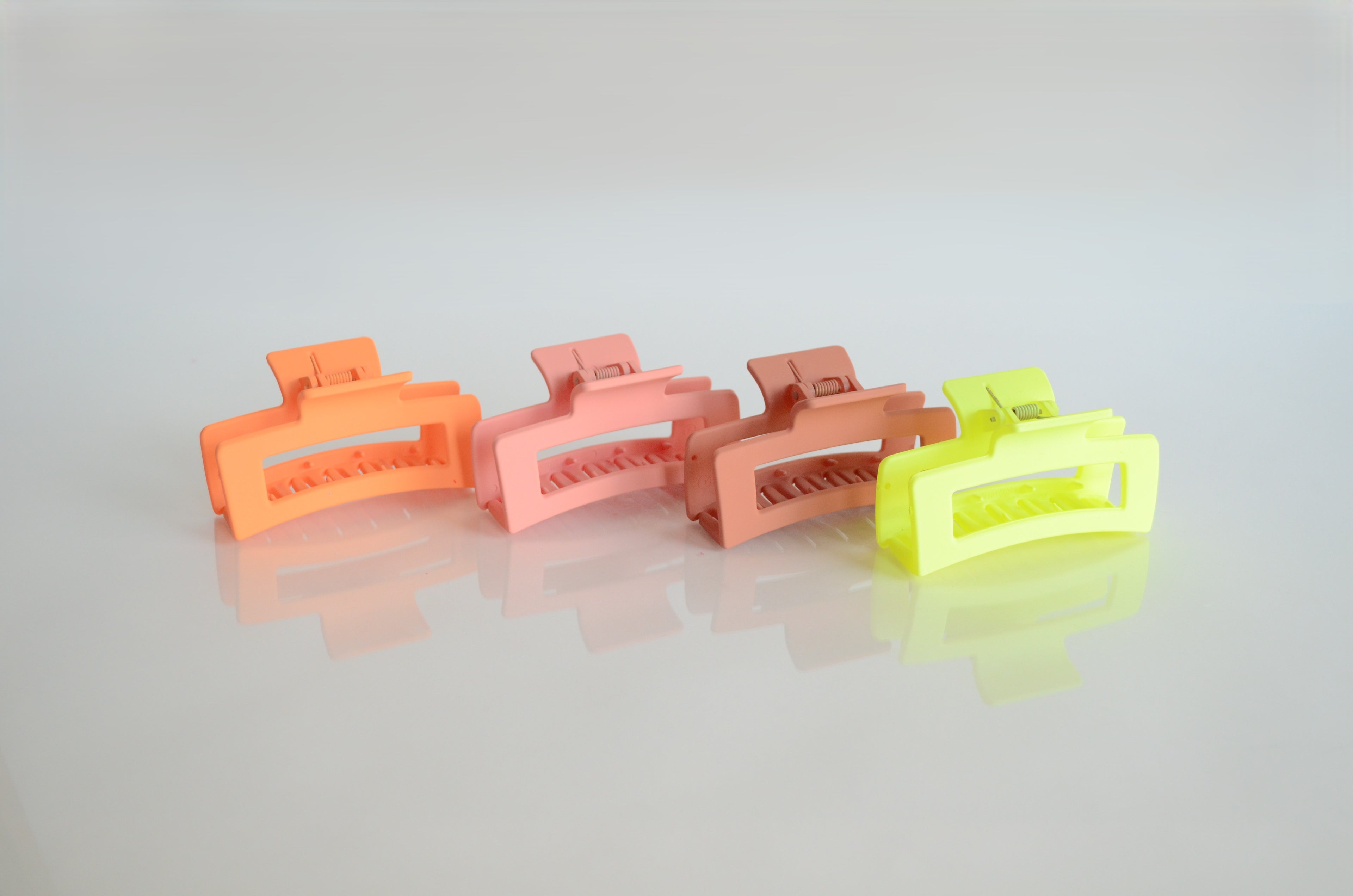 4 - PACK HÅRKLÄMMA MINI PASTELL