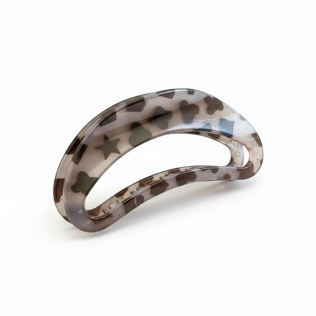 Hösthårklämma  Leopard mönster Large (Limited Edition)