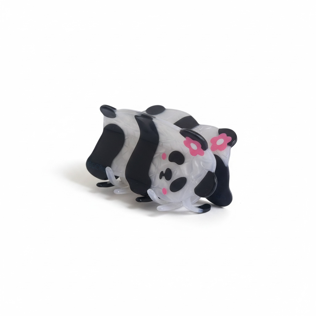 Hårklämma Panda