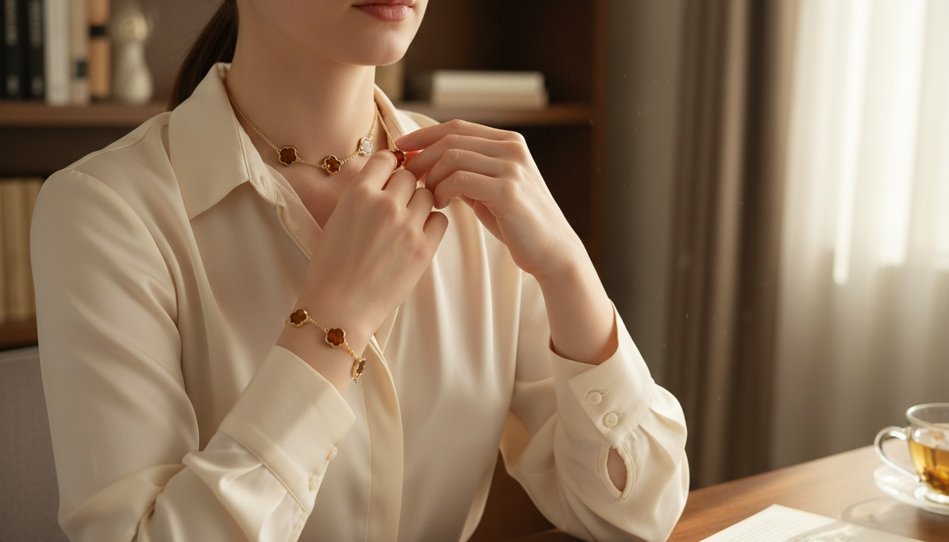 Golden Flower 18 K Sea Yellow