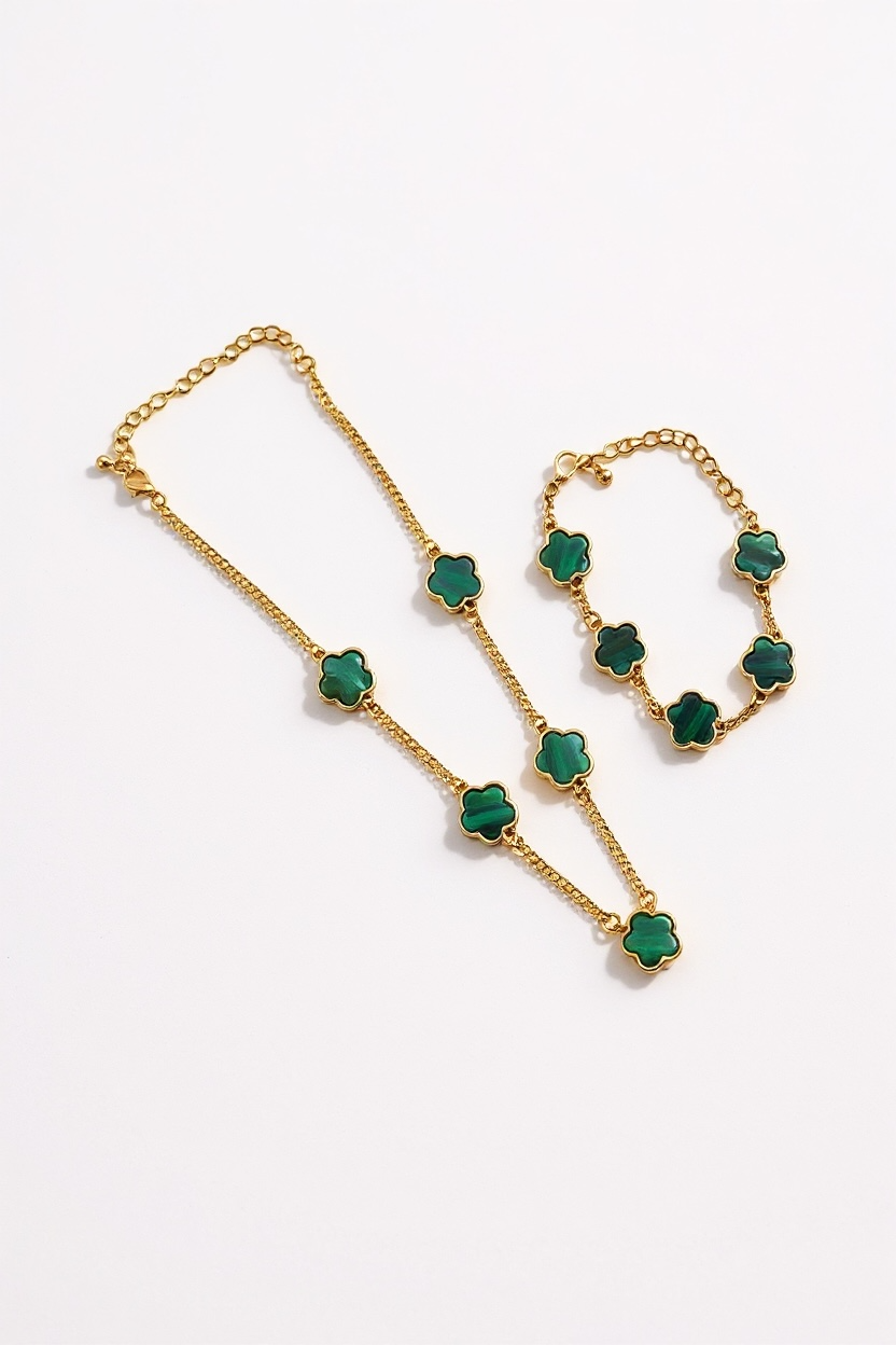 Golden Flower 18 K Green