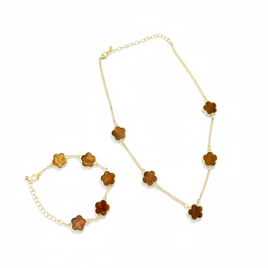 Golden Flower 18 K Sea Yellow